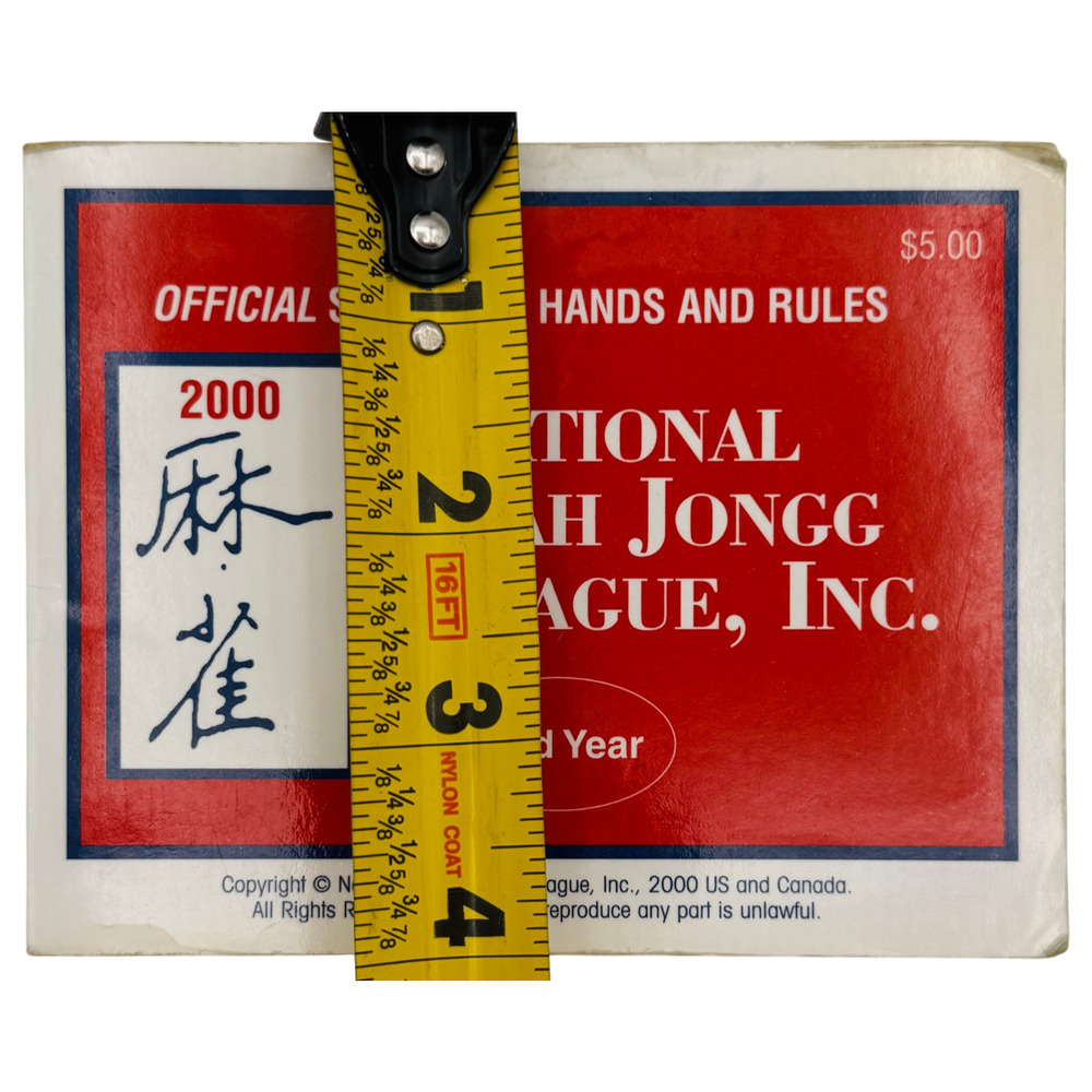 Vintage 2000 National Mah Jongg League Official Standard Hands and Rules 63rd Yr - Picture 3 of 6